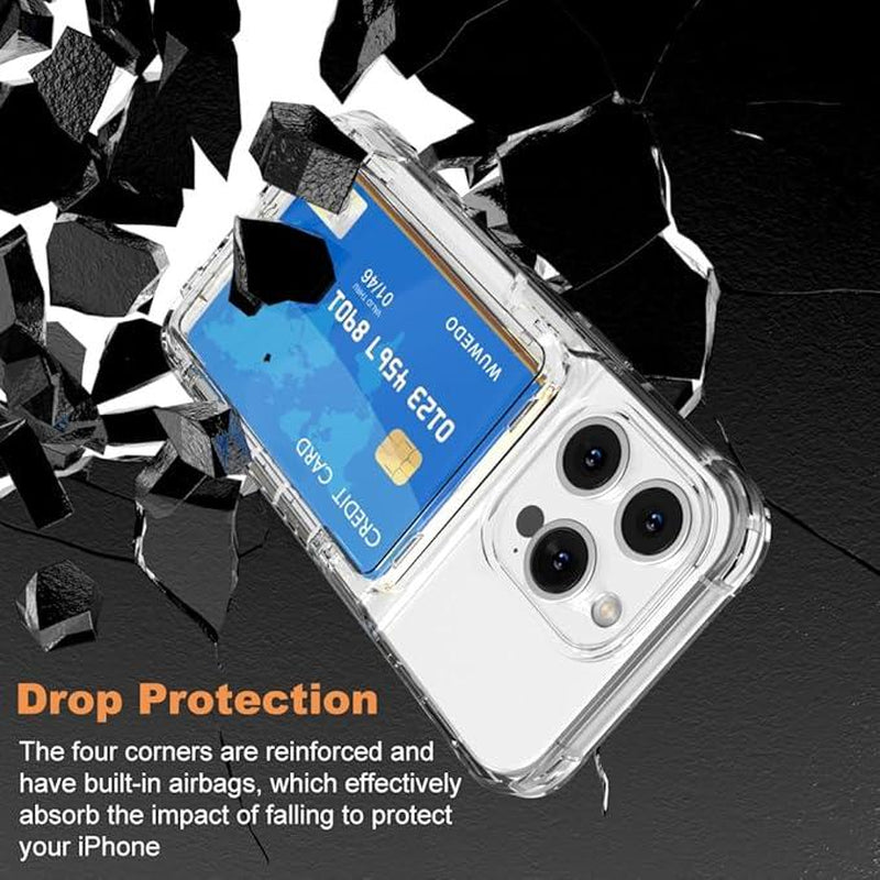 Transparent Photocard Phonecase: Stylish Clear Case with Flip Card Holder for iPhone and Samsung - Perfect for Kpop Fans!